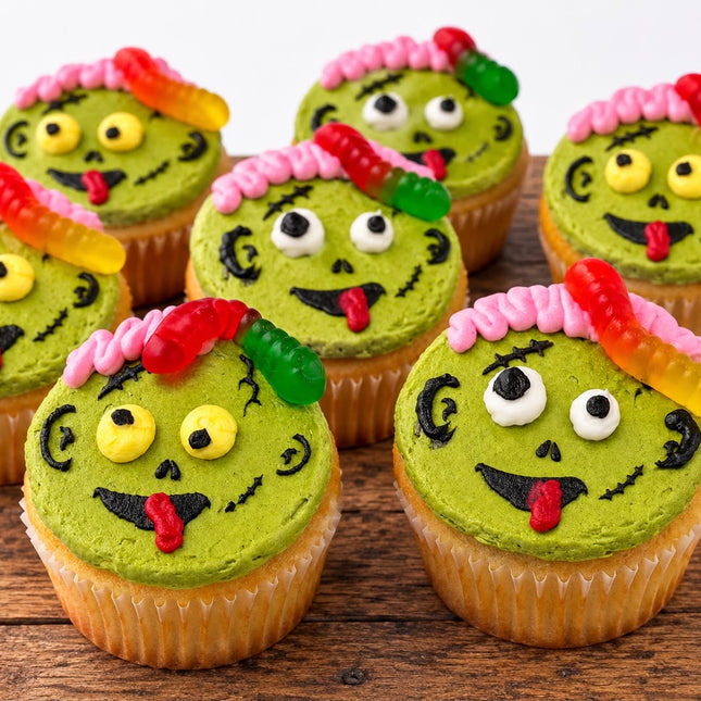 6 ZOMBIE  CUPCAKE