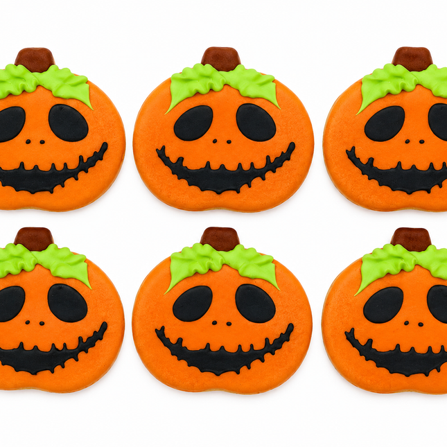6 PUMKIN ROYAL ICING COOKIE