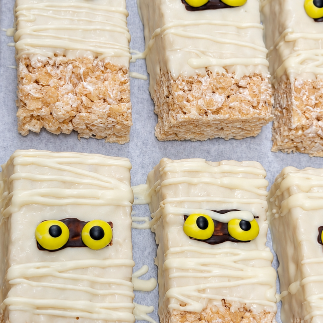 6 Mummy Rice Krispy treats