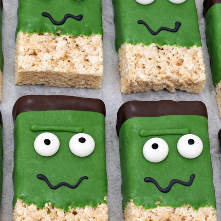 6 Frankenstein Rice Krispy treats