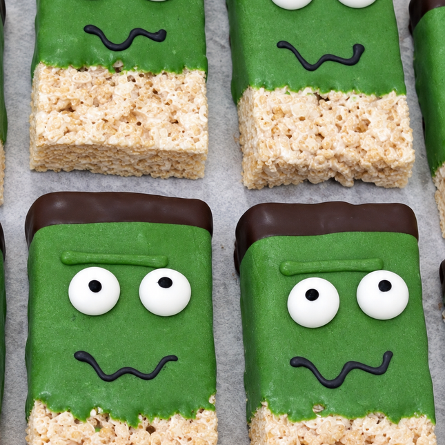 6 Frankenstein Rice Krispy treats