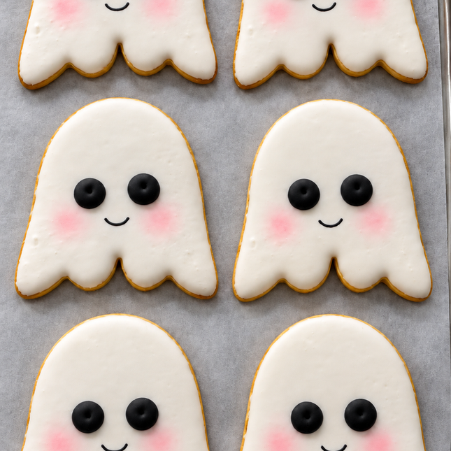 6 GHOST ROYAL ICING COOKIE