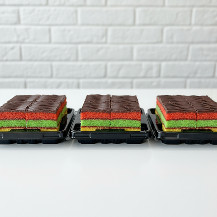 Italian Rainbow Cookies (Pack of 6)