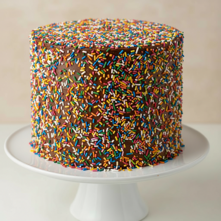 6" Chocolate Rainbow Cake