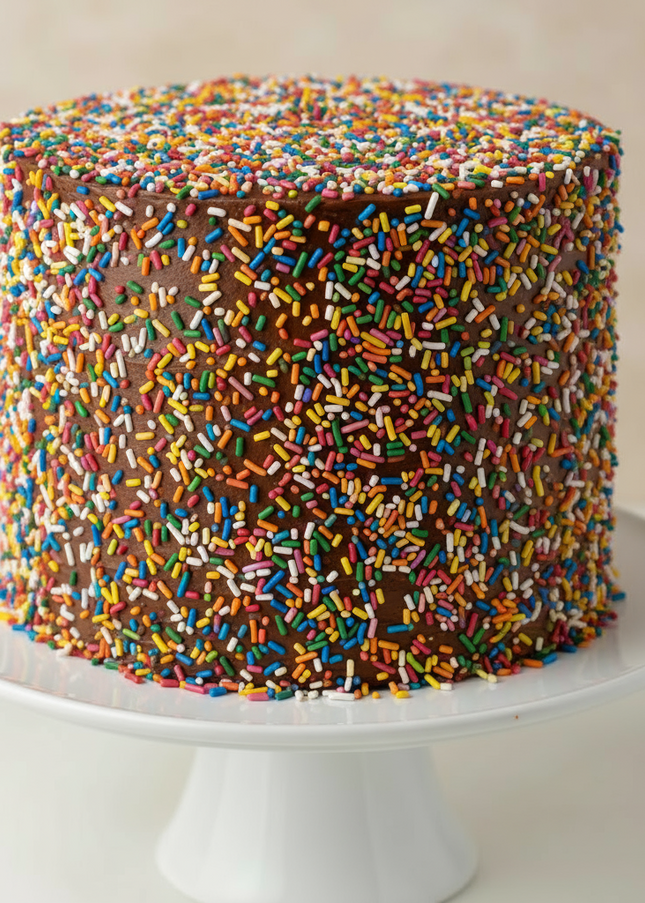 6" Chocolate Rainbow Cake
