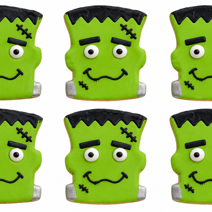 6 FRANKENSTEIN ROYAL ICING COOKIE